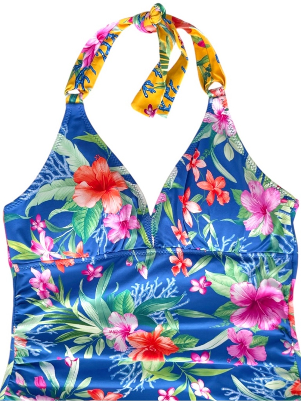 Tommy Bahama Isola Vita Reversible Halter Tankini Top - Picture 8 of 15
